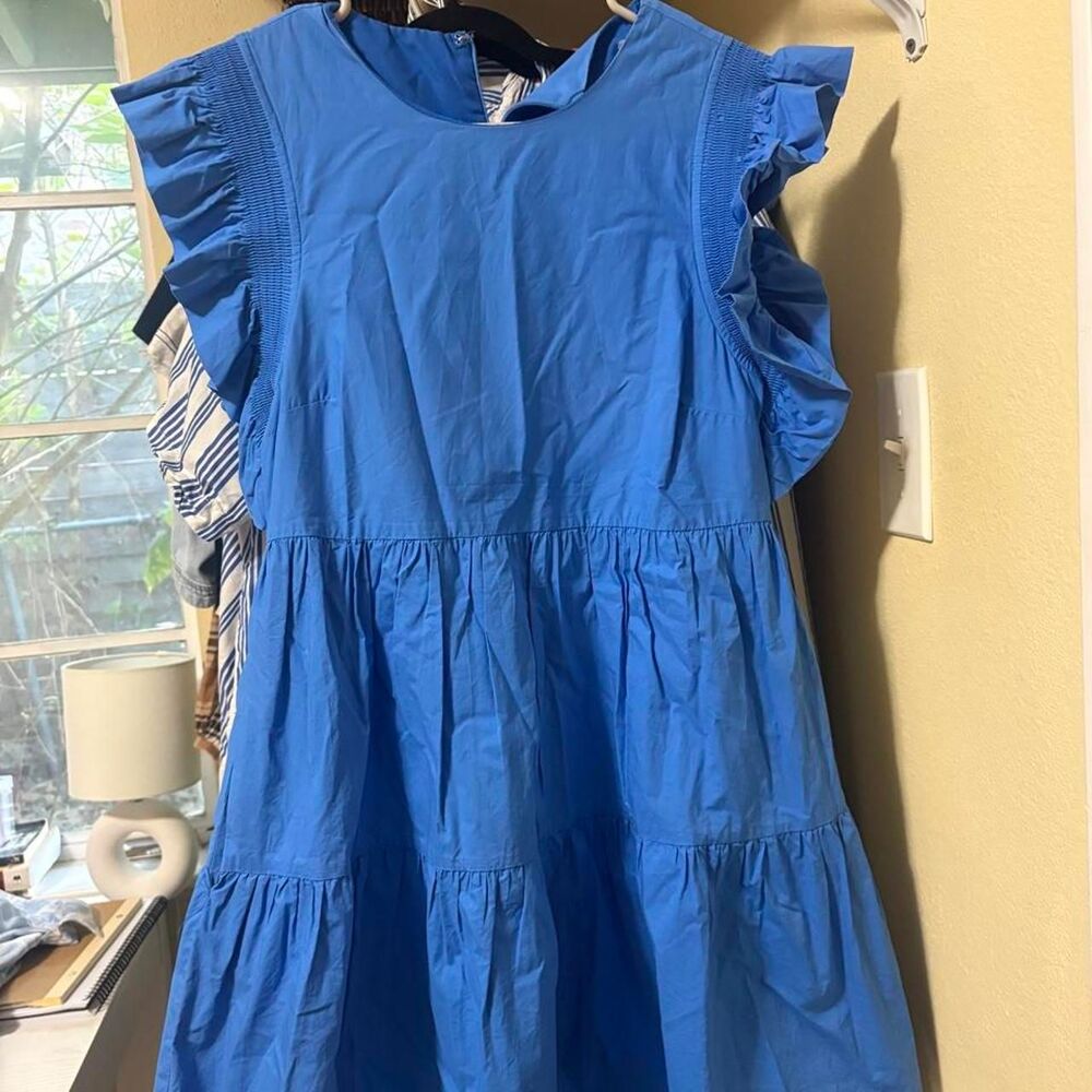 English-factory Women's Blue Dress